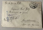 1915 WW1 Prisoner of War cover - Germany to France via Switzerland Censor marks