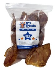 Pig Ears for Dogs - 30 Count 100 Natural, Long Lasting  Highly Digestible...