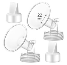 20mm Flange and Duckbill Valve Compatible with Spectra S1 S2 9 Plus Breastpum...