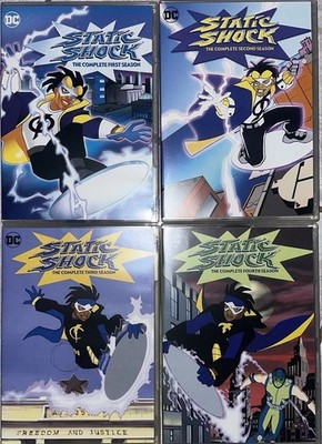 STATIC SHOCK COMPLETE SERIES: DVD SEASON 1 2 3 4 Anime