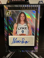 2025 Panini Donruss WNBA - Signature Series Grace Berger #SS-GB Lava (AU)