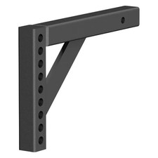 Curt 17122 11 Drop Adjustable Hitch Bar For 2 Receivers 14 Length 9 Rise