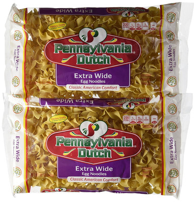 Extra Broad Egg Noodles, 12 Oz - Pack of 2 Bags