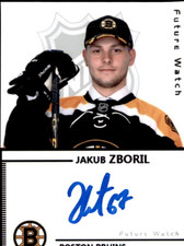 Jakub Zboril Signed Auto 2.5 x 3.25 Photo NHL Boston Bruins