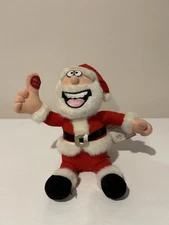 Vintage Animated Plush Farting Santa Christmas Decoration PBC International