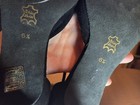 Werner Kern Ilona Ballroom Dance Shoes Black Suede Rhinestone 6 UK 9 US Italy — photo 8