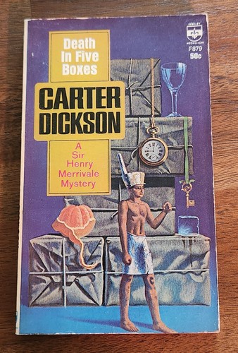 Death in Five Boxes by Carter Dickson, Berkley F879 1964 PB Sir Henry ...