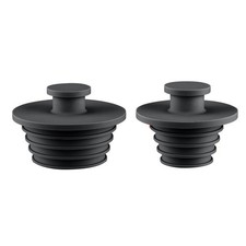 2 Pack Silicone Sink Plug Bathtub Stopper Shower Drain Seal Bathroom Stoppers