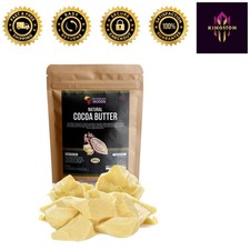 Ghanaian Raw Cocoa Butter Chunks - Nutritious Organic Moisturizer 16 Oz