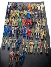 HUGE GI JOE 1980s LOT- FIGURES- WEAPONS- Cards- ACCESORIES- Many Complete **READ