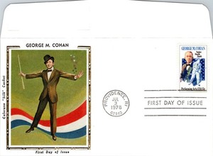 S09-5950, GEORGE M. COHAN, COLORANO SILK FDC