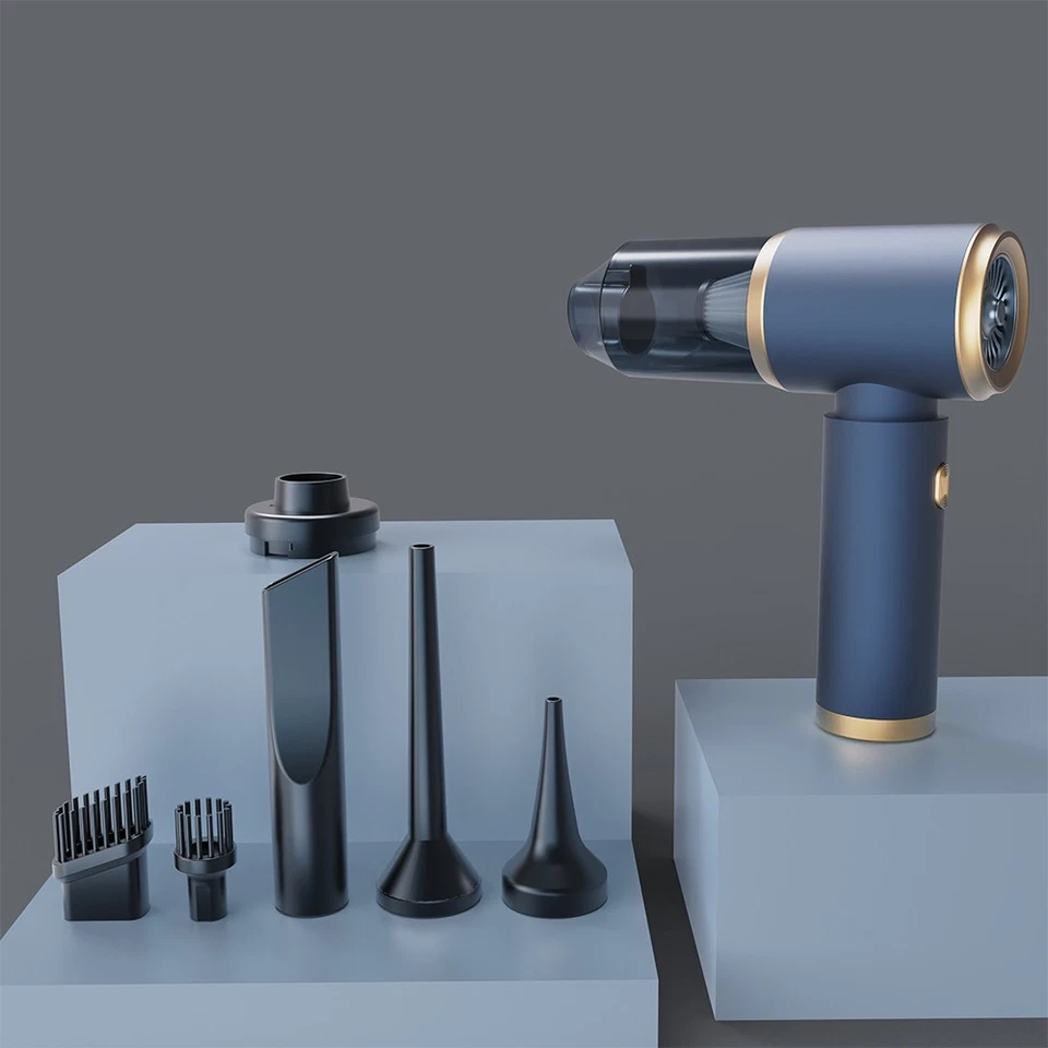 95000Pa Handstaubsauger Kabellos Akku Staubsauger 120W Nass&Trocken Büro Auto DE - Bild 2 von 4