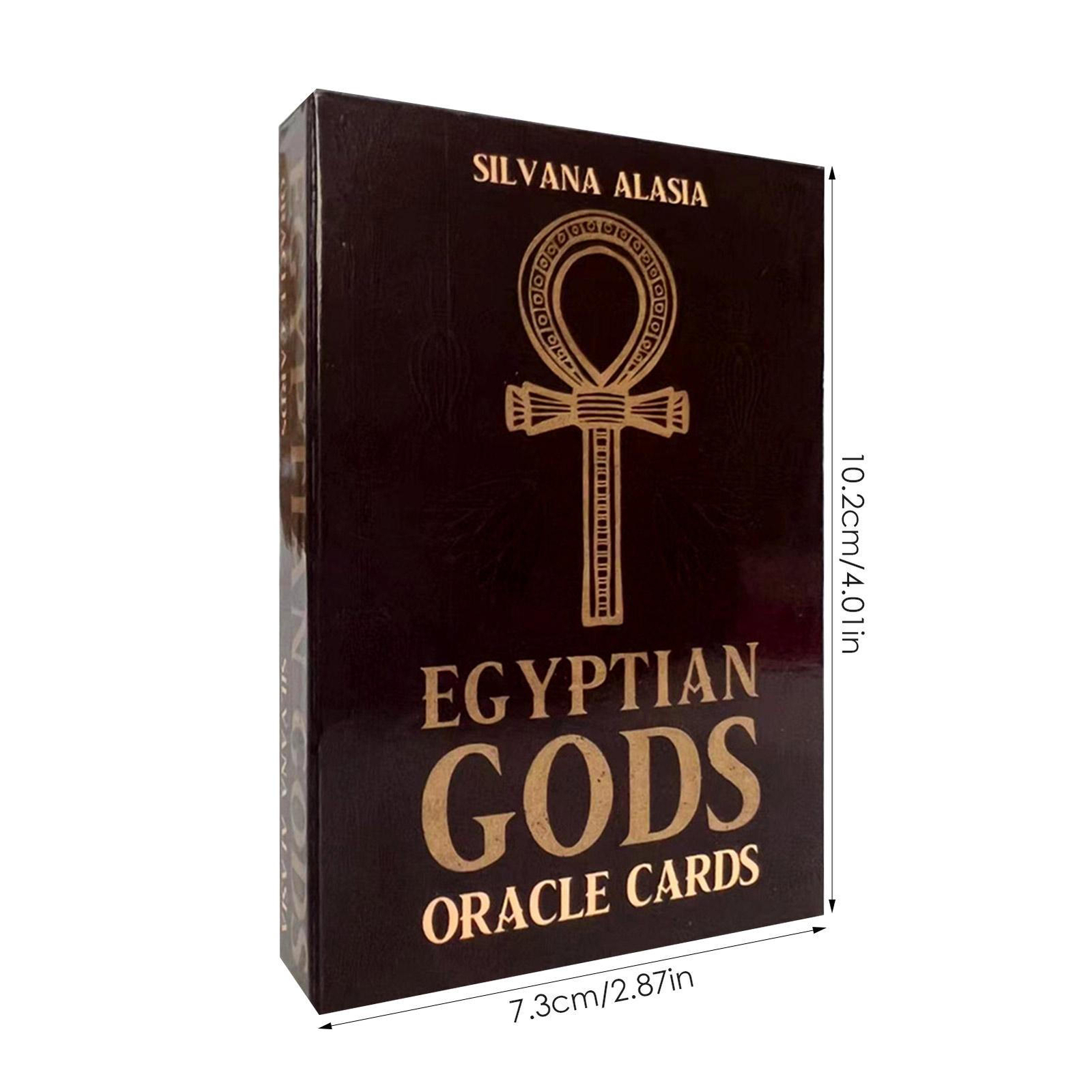 Tarot Cards English Version EGYPTIAN GODS ORACLE CARDS For Female Board Game