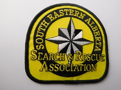 SOUTH EASTERN ALBERTA SEARCH & RESCUE ASSOC PATCH  SHOULDER CREST EMS  CANADA