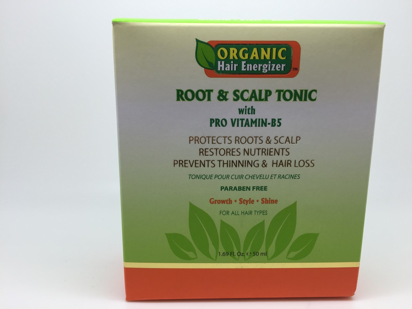 Organic Hair Energizer Root & Scalp Tonic 1.69Oz With Pro VitaminB5 eBay