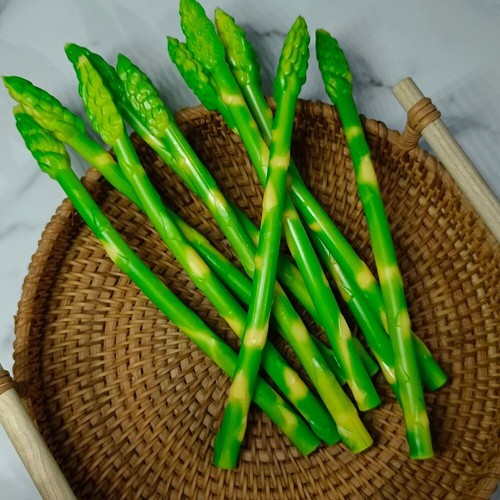 10PCS Green Asparagus Model Lifelike Simulated Vegetables Window Decoration - Picture 3 of 12