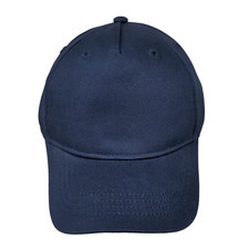 H M Boy's Snapback Hat Blue Size 4T/6X Blank 100 Cotton W/Tags