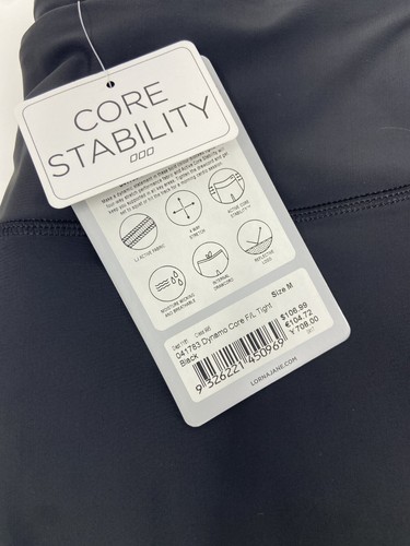 NWT Lorna Jane Dynamo Core F/L Tight Color Block Leggings - Size: M - Picture 2 of 3