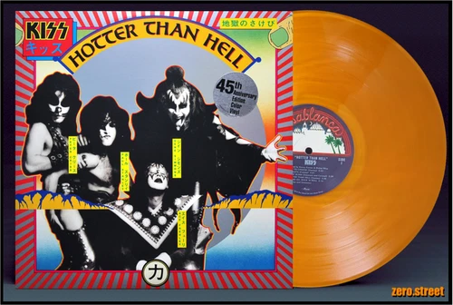 KISS Hotter Than Hell LP on ORANGE COLOR VINYL New SEALED 45th Anniversary