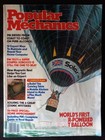 VINTAGE POPULAR MECHANICS APRIL 1982 WORLD'S FIRST SOLAR-POWERED SPORT BALLOON — photo 1