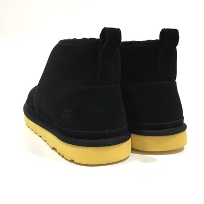UGG NEUMEL CHUKKA SUEDE BOOTS -BLACK / CORN -MEN display picture 1