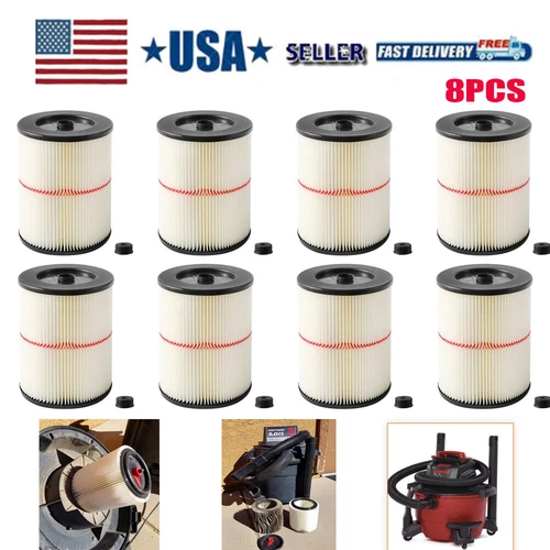 Ersatz Shop Vac Filter für Sears Craftsman 5+ 6 8 12 16 Gallonen. Nass Trockensauger - Bild 14 von 15