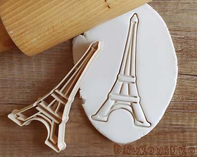 Eiffel Tower Monument Cookie Cutter Pastry Fondant Dough Building