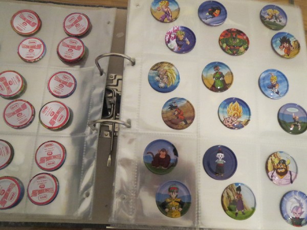 CHAPAS DRAGON BALL Z METAL GLIDERS E-MAX PERFECTO ESTADO VENTA POR UNIDAD