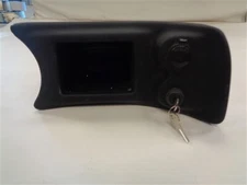 IGNITION SWITCH & 12 VOLT SOCKET STORAGE PANEL BLACK 12" X 5 1/2" MARINE BOAT