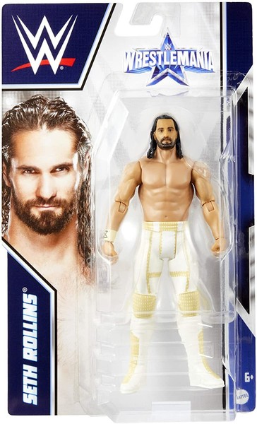 Wwe Wrestlemania Seth Rollins Wrestling 15Cm Action Figur HDD78 Mattel-image