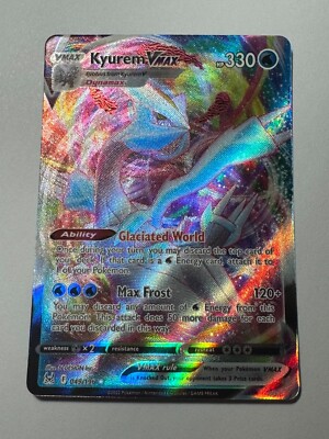 Kyurem Vmax 049/196 Lost Origin NM Full Art Ultra Rare Pokemon Card NM/M