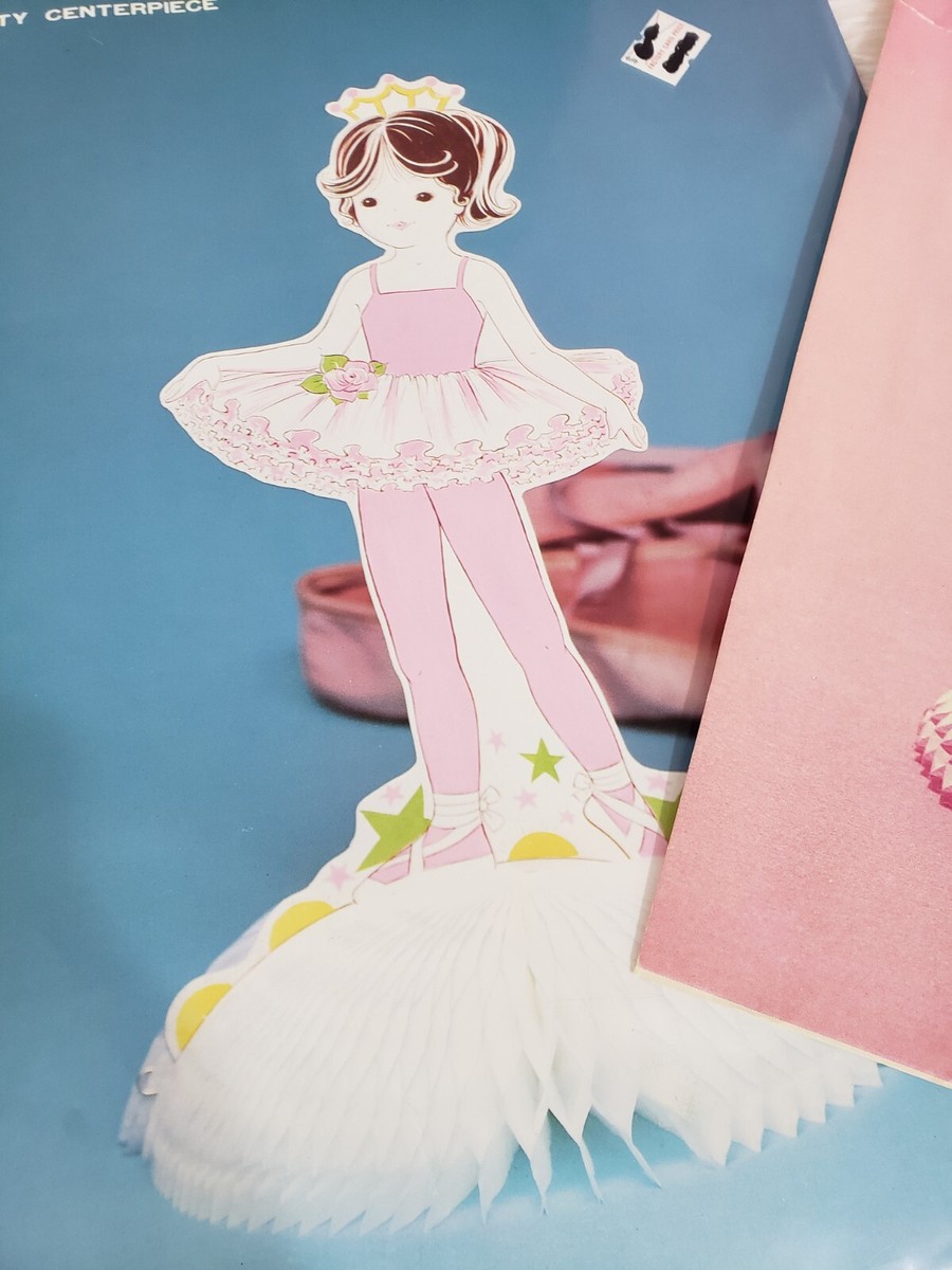 NEW Vintage Birthday Party Decor LOT Ballerina Ballet Dance 
