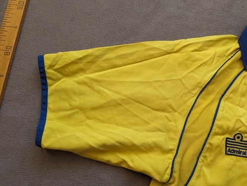 LEEDS UNITED 2006 2007 AWAY FOOTBALL SHIRT SOCCER JERSEY ADMIRAL Size M Yellow - Picture 8 of 15