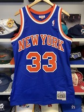 Vintage Patrick Ewing New York Knicks Mitchell Ness Blue 1991-92 Jersey Size: M