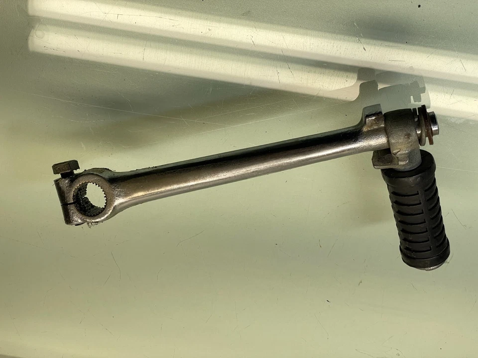 Yamaha AT1M AT1 MX 125 1969 brazo de arranque de enduro buenas estrías Foto 2 de 4