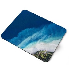 Mouse Mat Pad - White Sand Beach Holiday Laptop PC Desk Office #2495