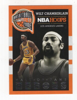 2013-14 PANINI NBA HOOPS HALL OF FAME HEROES WILT CHAMBERLAIN LAKERS #15