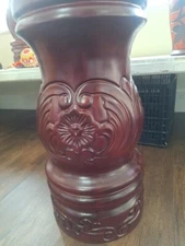 PILON  DE SHANGO de Madera tallada 24 in Religion Yoruba 