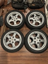 17 Porsche 911 993 Cup 2 Wheels Oem Genuine Et55 99336212400 99336212800
