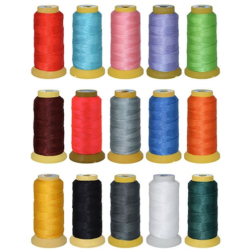 Polyester Rope Beading Sewing Cord Thread For DIY Costumes Jewelry Making 1000m - Picture 2 of 124