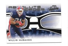 2006 ABSOLUTE NFL FOOTBALL #AH-3 WILLIS McGAHEE 27/250 ABSOLUTE HEROES,BILLS