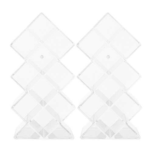 2 Pcs Acrylic Lipstick Organizer Clear Gloss Storage Desktop eBay
