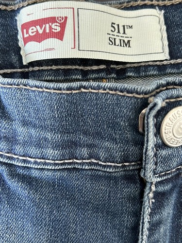 Boys Levis 511 Slim Denim Jeans Sz 14 Reg 27x27 - Picture 3 of 5