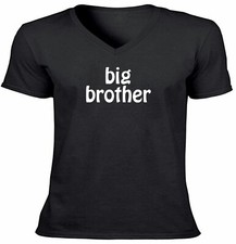 big brother Adult Unisex Tee V-Neck T-Shirt Gift Brother Matching Shirts