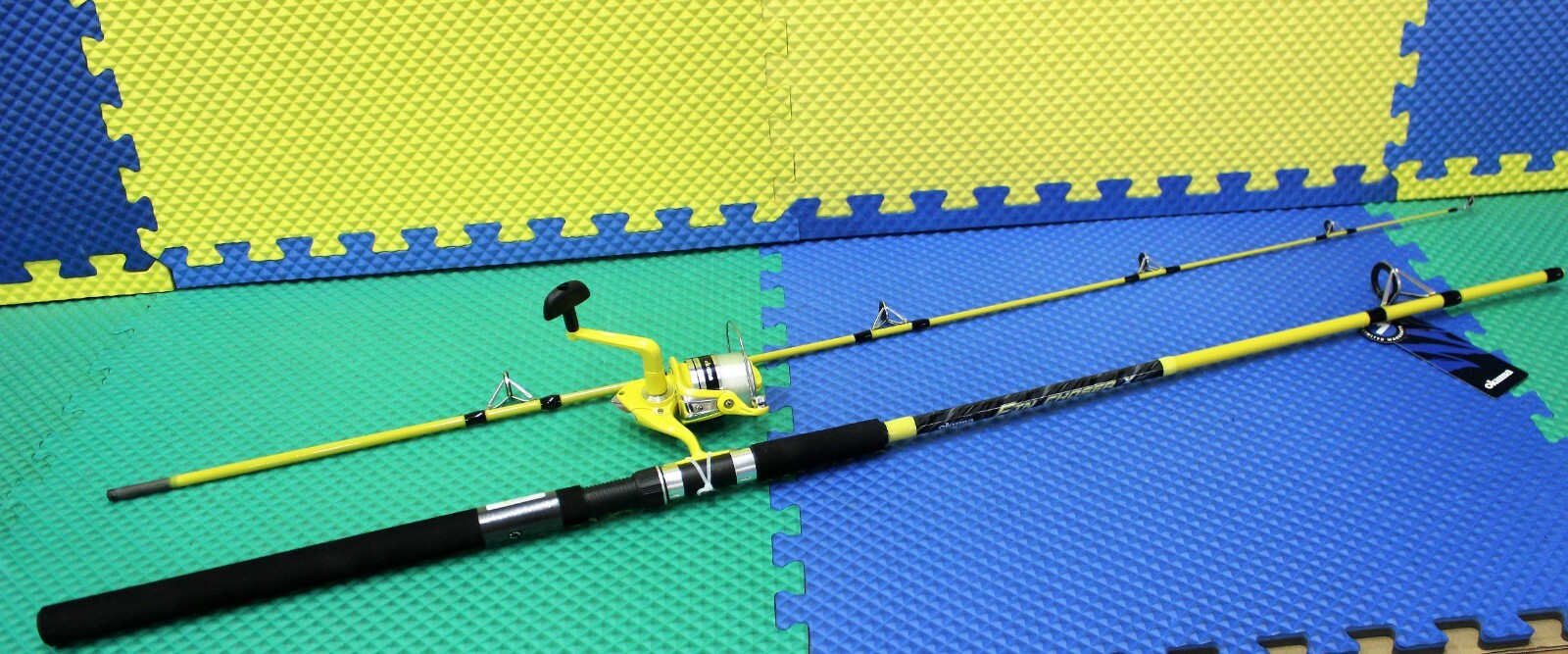Okuma Fin Chaser X Spinning Combo 8' 0" Rod 2-Pc 40YL Reel Spooled FNX-80-40YL