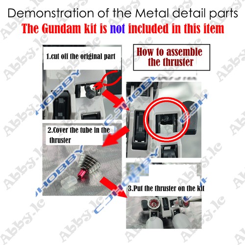 Metal Detail Parts Set For MG 1/100 Hi-Nu Gundam Ver. Ka Model Kit - CJ Hobby Upgrade 4 thumbnail image