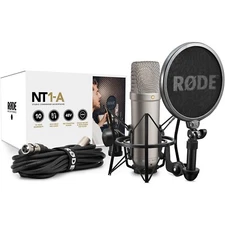 Rode NT 1-A 3rd Gen Studio Mic Kit w/ Shock Mount, XLR Cable & Pop Filter
