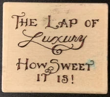 Holly Pond Hill Lap Of Luxury Rubber Stamp Uptown 