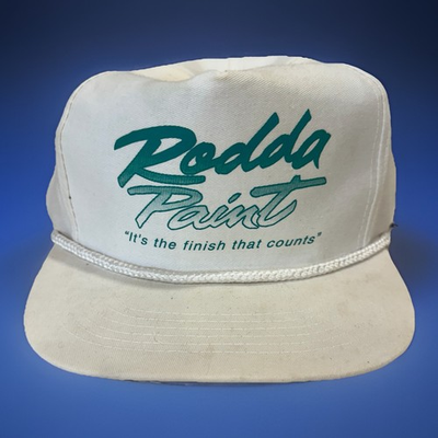 #ad Vintage 90s RODDA Paint Company Portland Oregon Painting Painters Hat Distressed $19.99