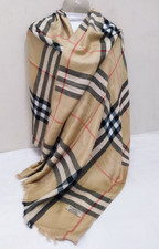 Burberry Scarf 100 Cashmere Shawl Rectangular Wrap for Women Stole